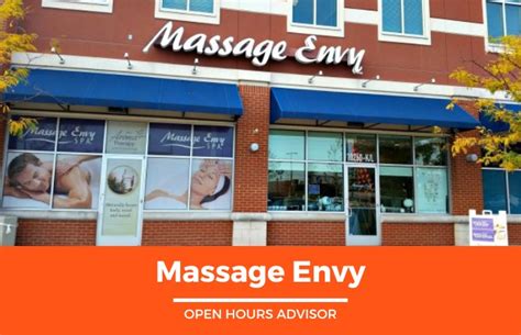 Specialties: Our therapists are here to alleviate every ache, pain or stress -- no matter how small -- because we agree on one thing: The good life. . Massage envy hours
